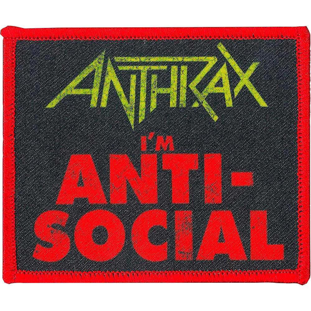 C&D Visionary Anthrax AntiSocial Patch