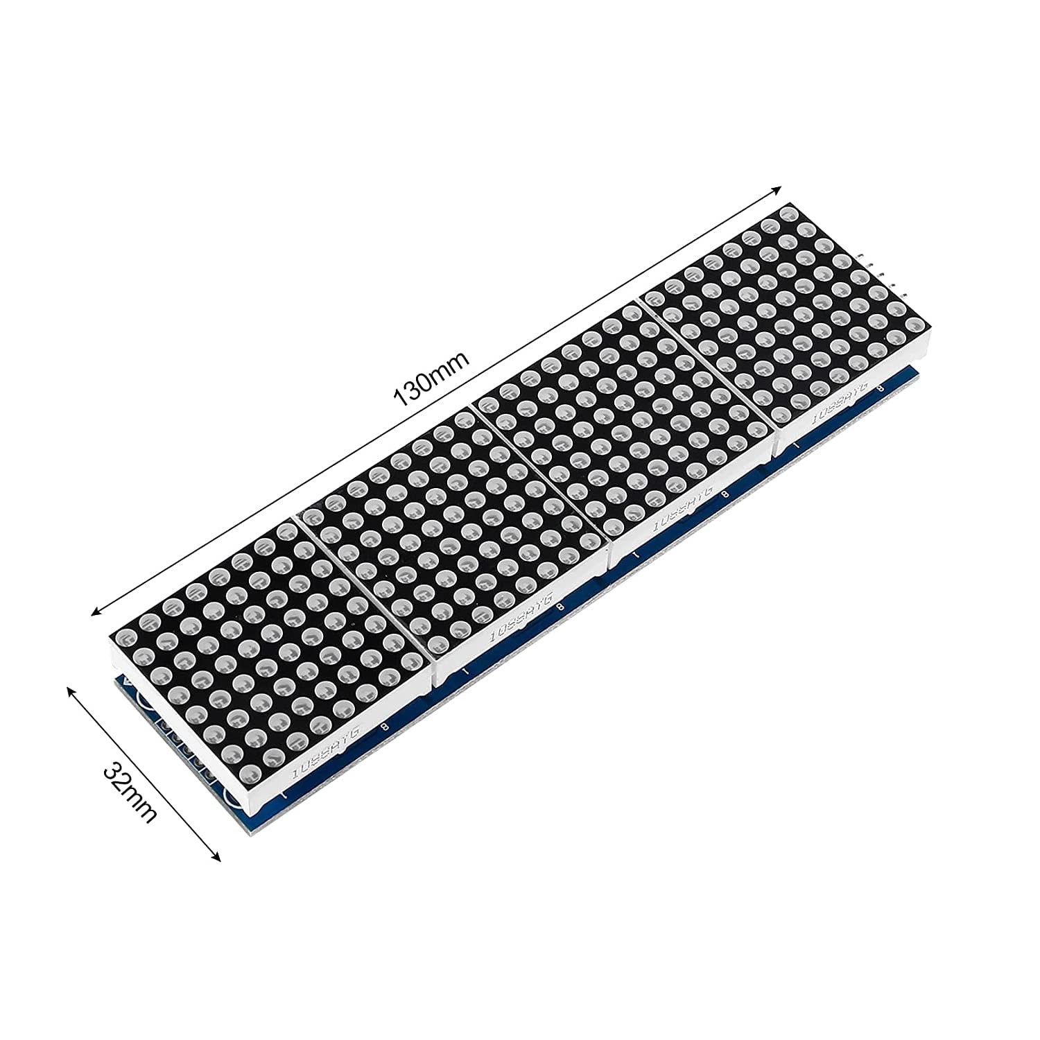3PCS MAX7219 Dot Matrix Module 32x8 4 in 1 LED Display Modules Drive with 5Pi...