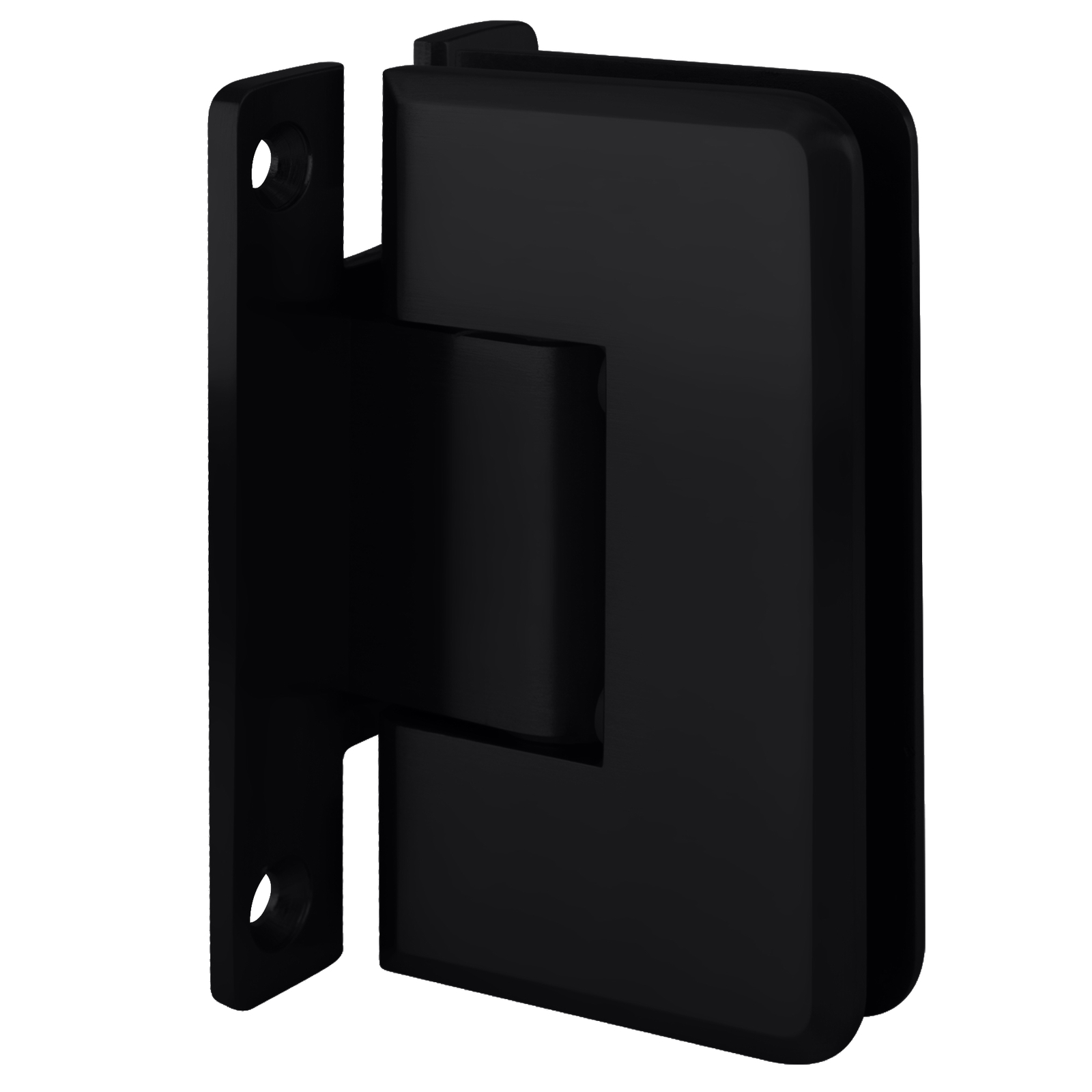 Matte Black Cologne 537 Series 5 Degree Pre-Set Wall Mount 'H' Back Plate