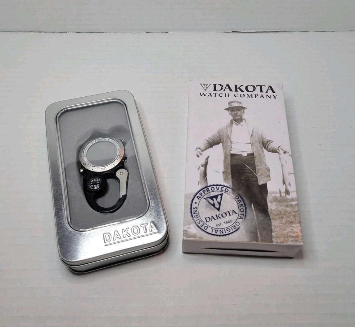 Dakota Digital Backpacker Clip Watch, Alarm, Stopwatch, Timer and Dual Time NEW!