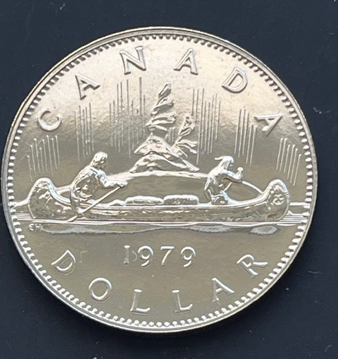 CANADA 1979 Voyageur Uncirculated $1 One Dollar plucked from a Mint Set