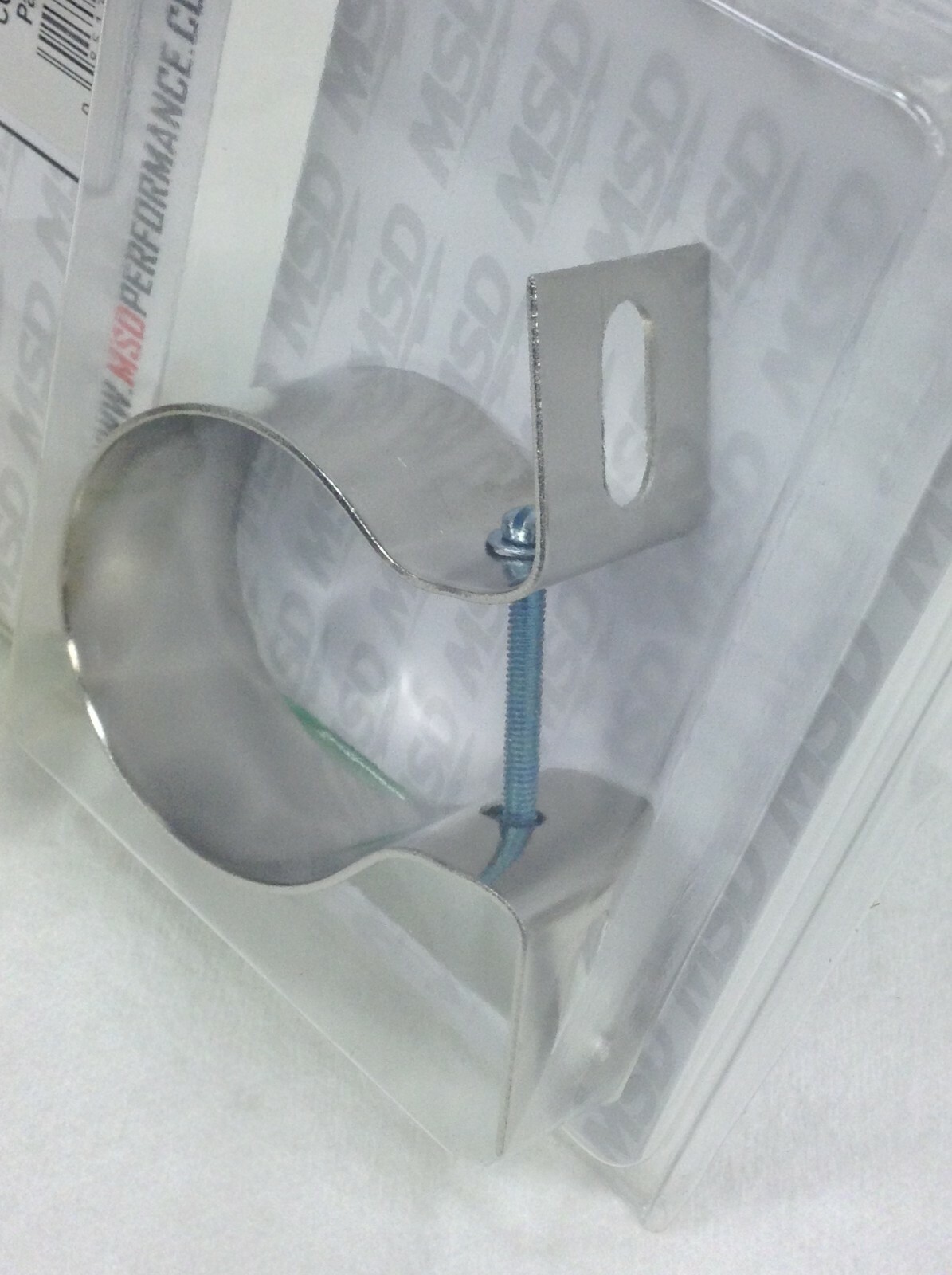 MSD 8213 MSD Ignition Universal Chrome Coil Mounting Bracket-Canister Coil Moun