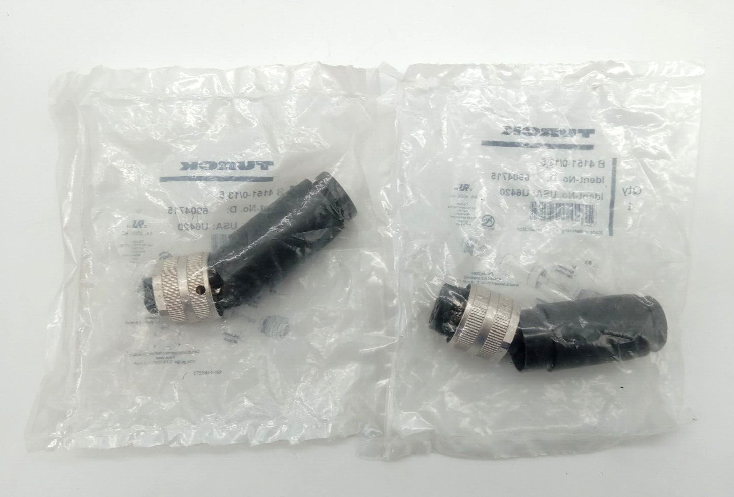 Turck B4151-0/13,5 Field-Wireable Connector (Lot of 2)
