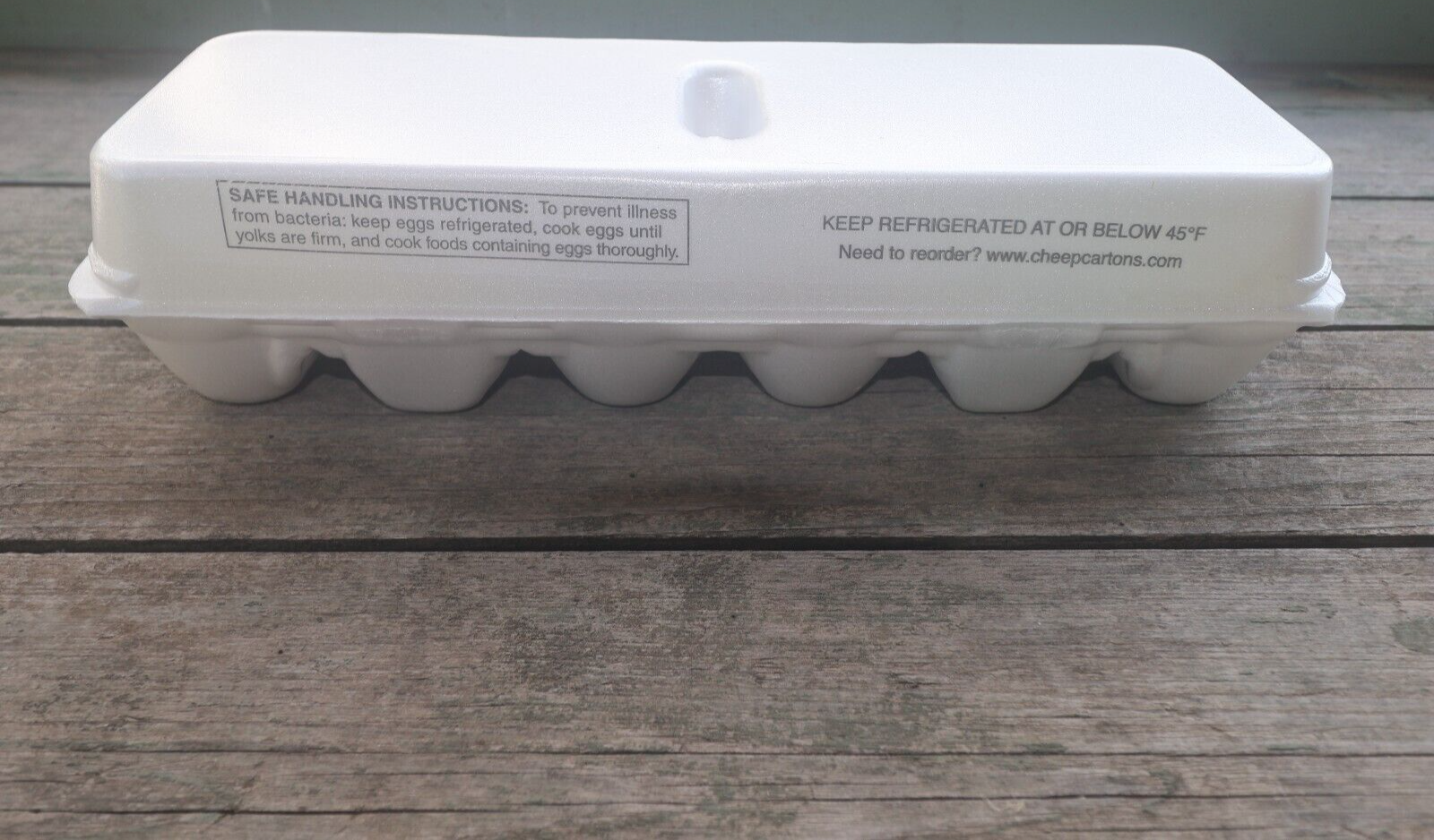 Styrofoam Bulk Egg Cartons (250 pack) Carton White
