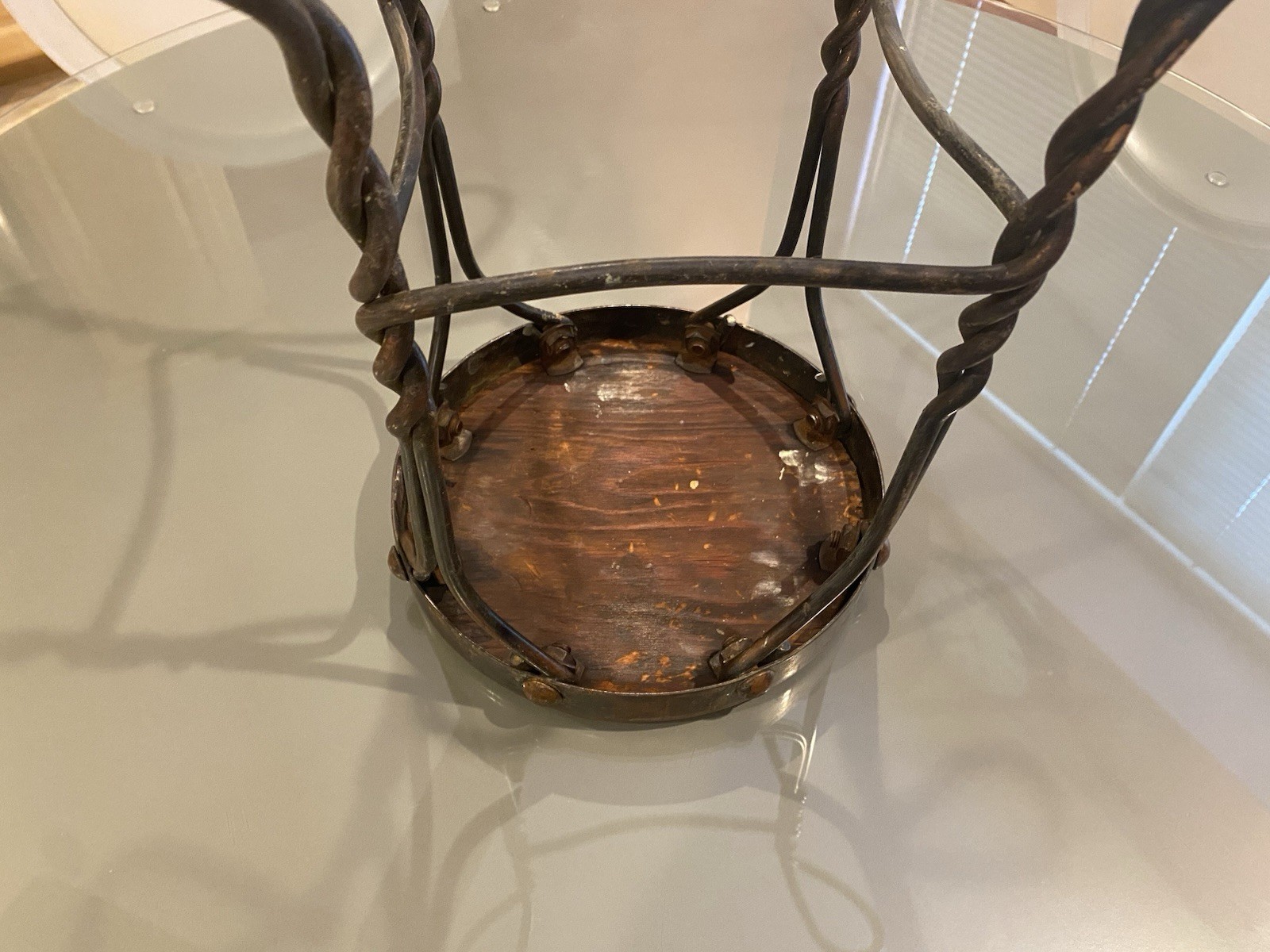Wrought Iron Stool
