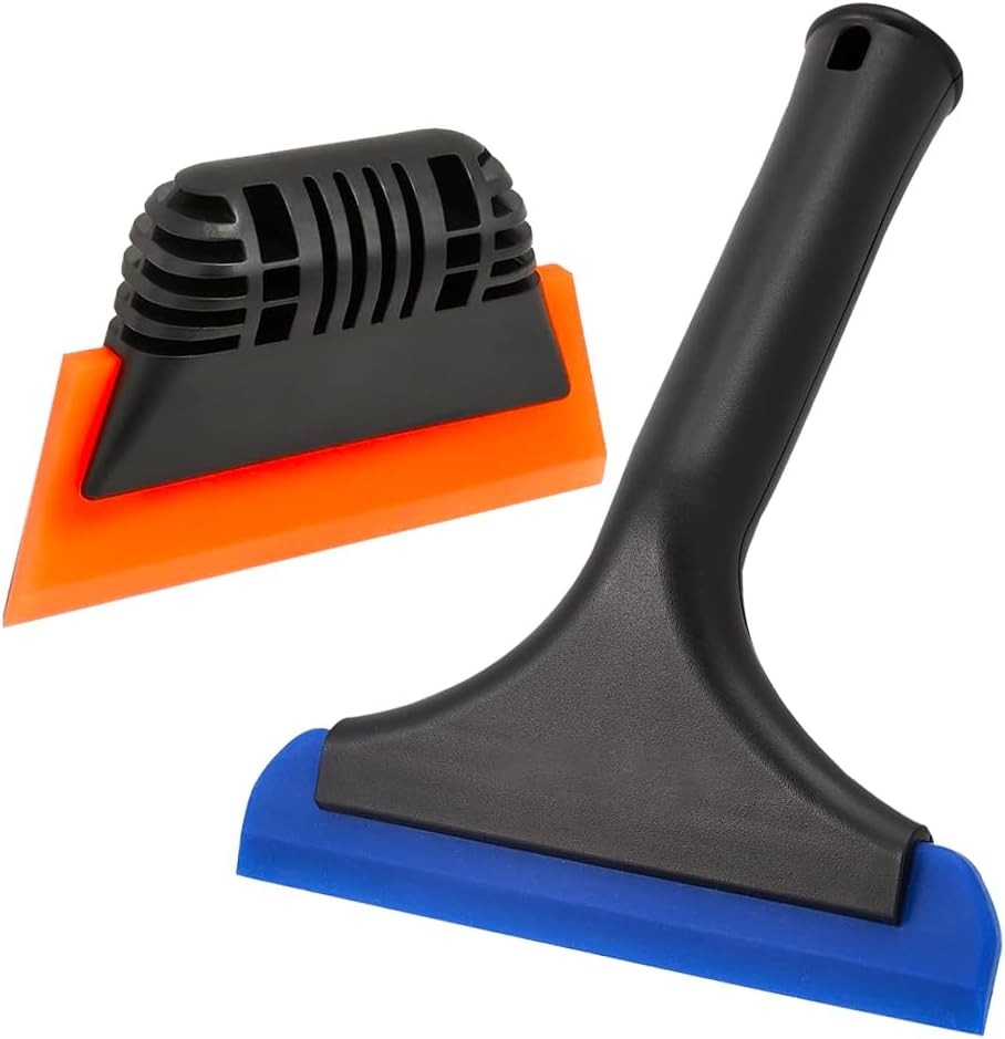 6" Small Silicone Squeegee 5-inch Handy Small Rubber Window Shower Squeegee Auto