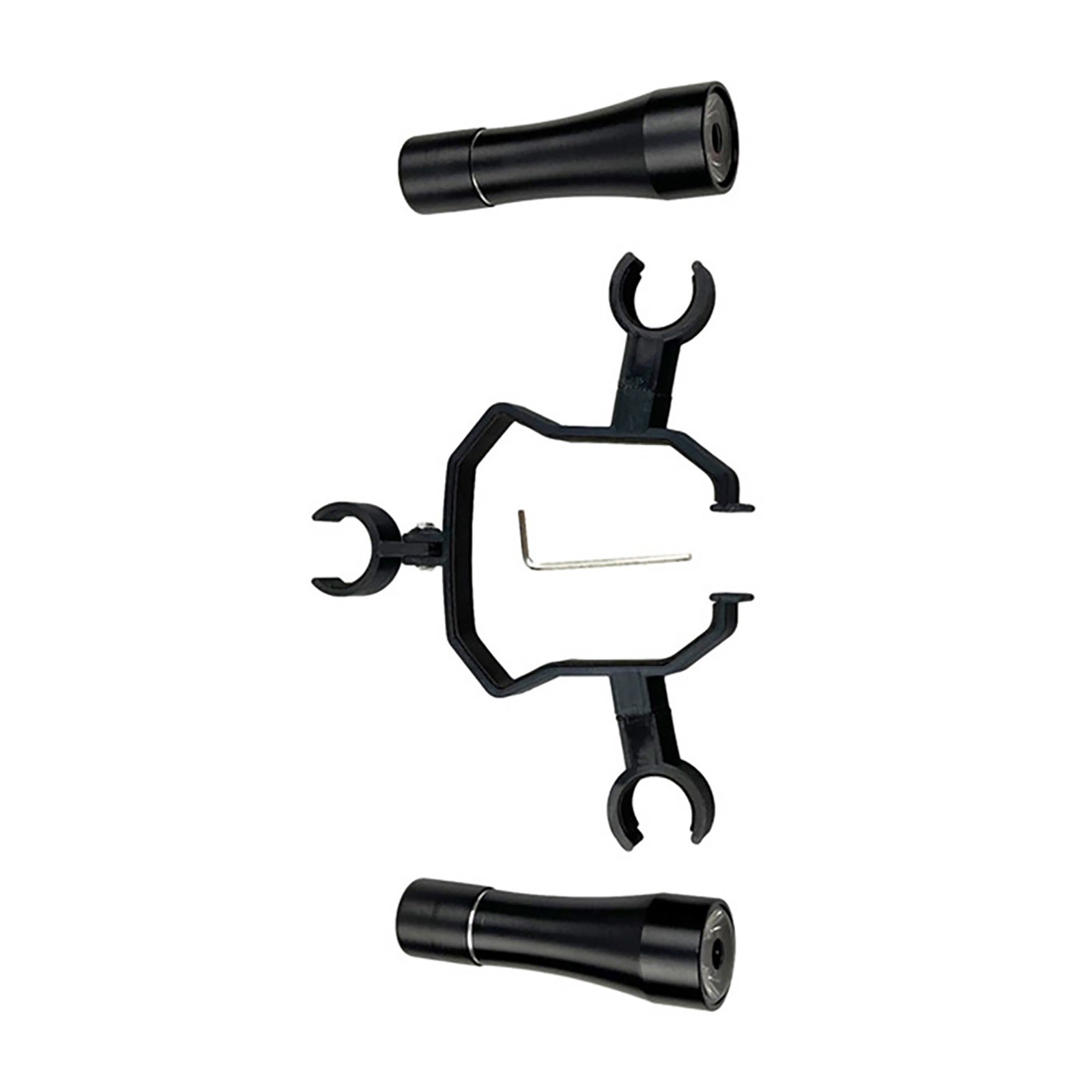 Aluminum Alloy & PLA Black Flashlight Lamp Accessories For DJI Air 3 Drone I