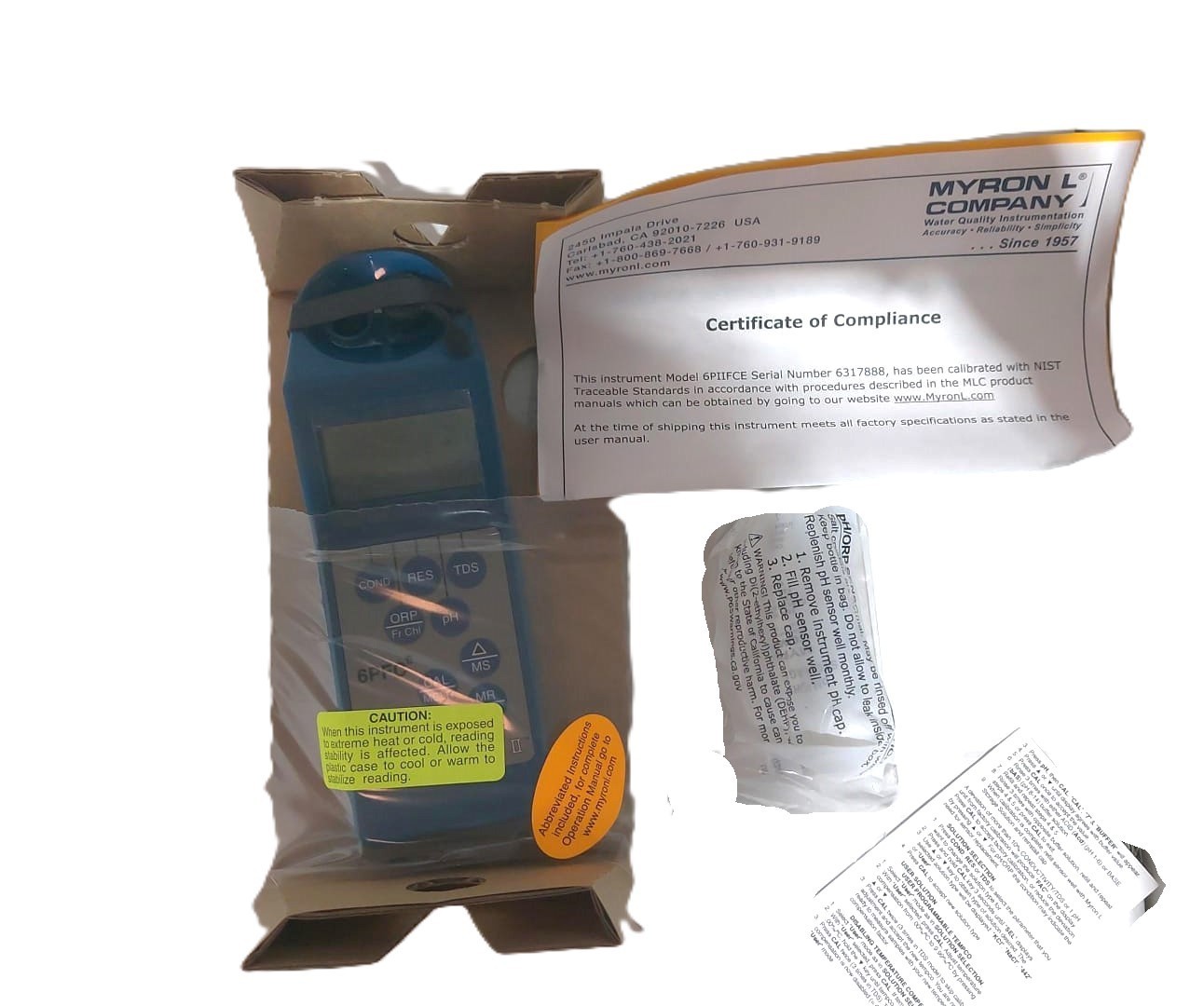 Myron L 6PFCe Ultrameter II Water Quality Meter