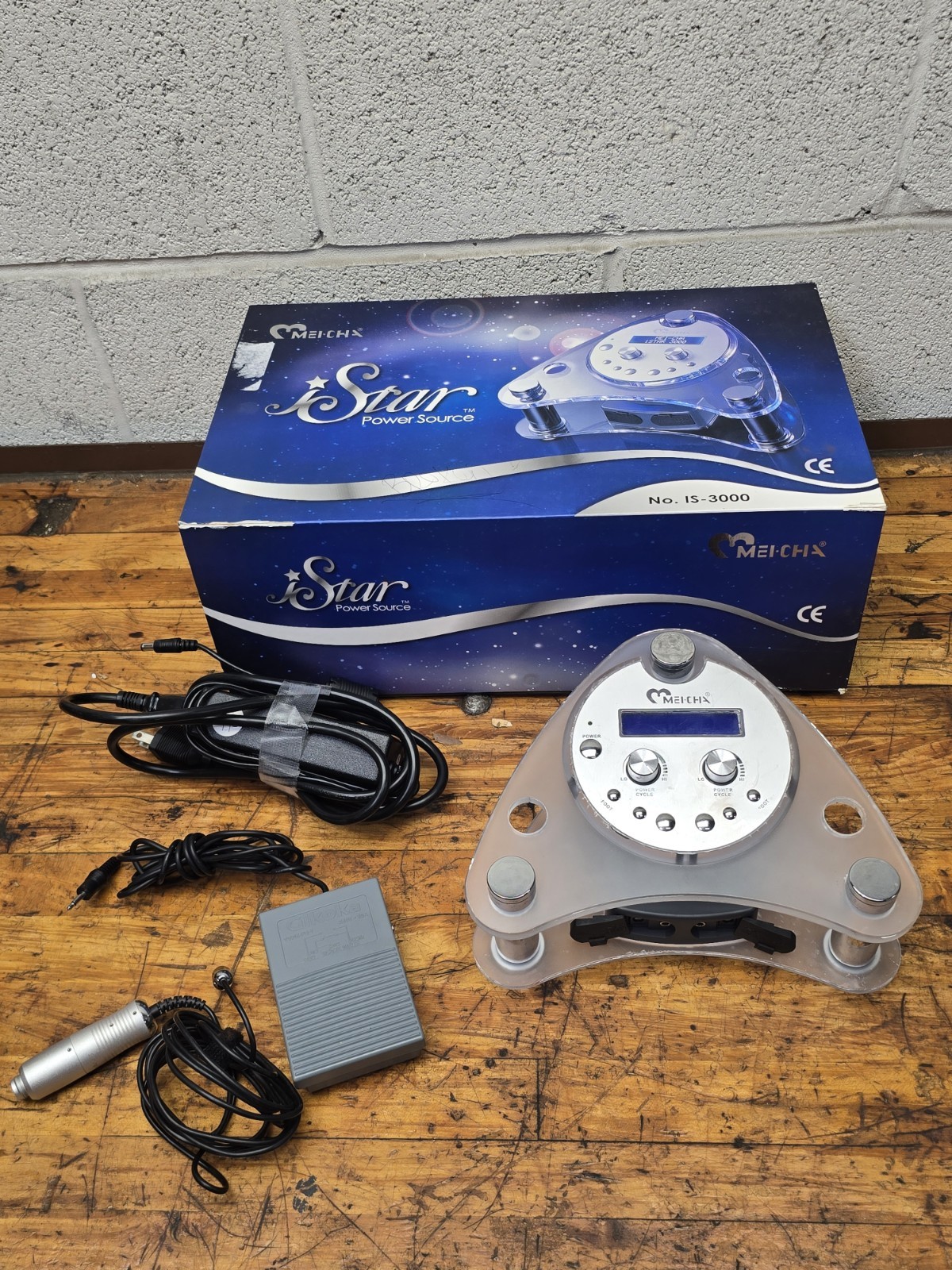 MEI-CHI-NA ISTAR 3000 Digital Power Source permanent makeup Tattoo NOT WORKING
