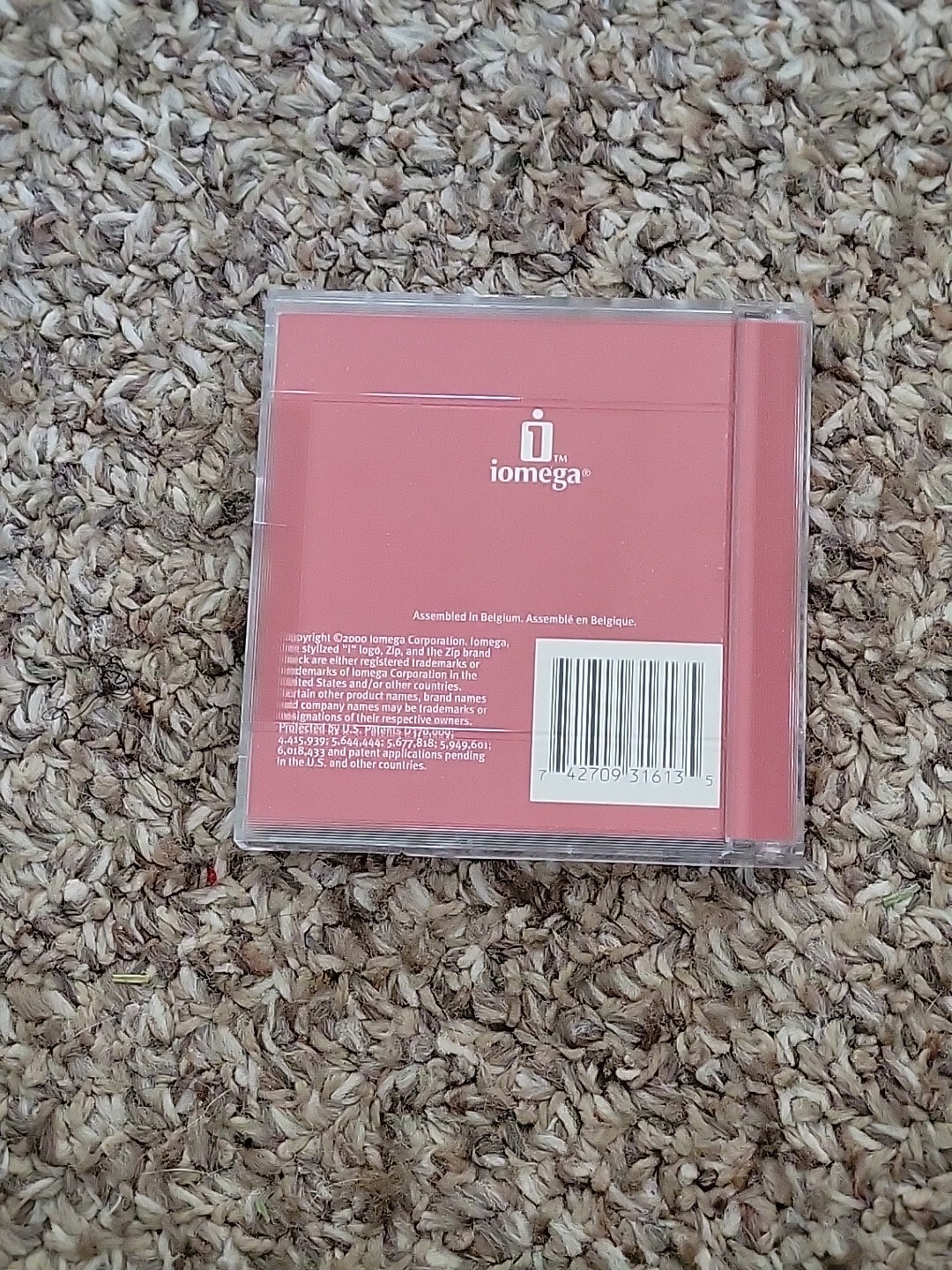 New Iomega Computer Zip Drive Single 250MB Rewritable Media Disc & Jewel Case