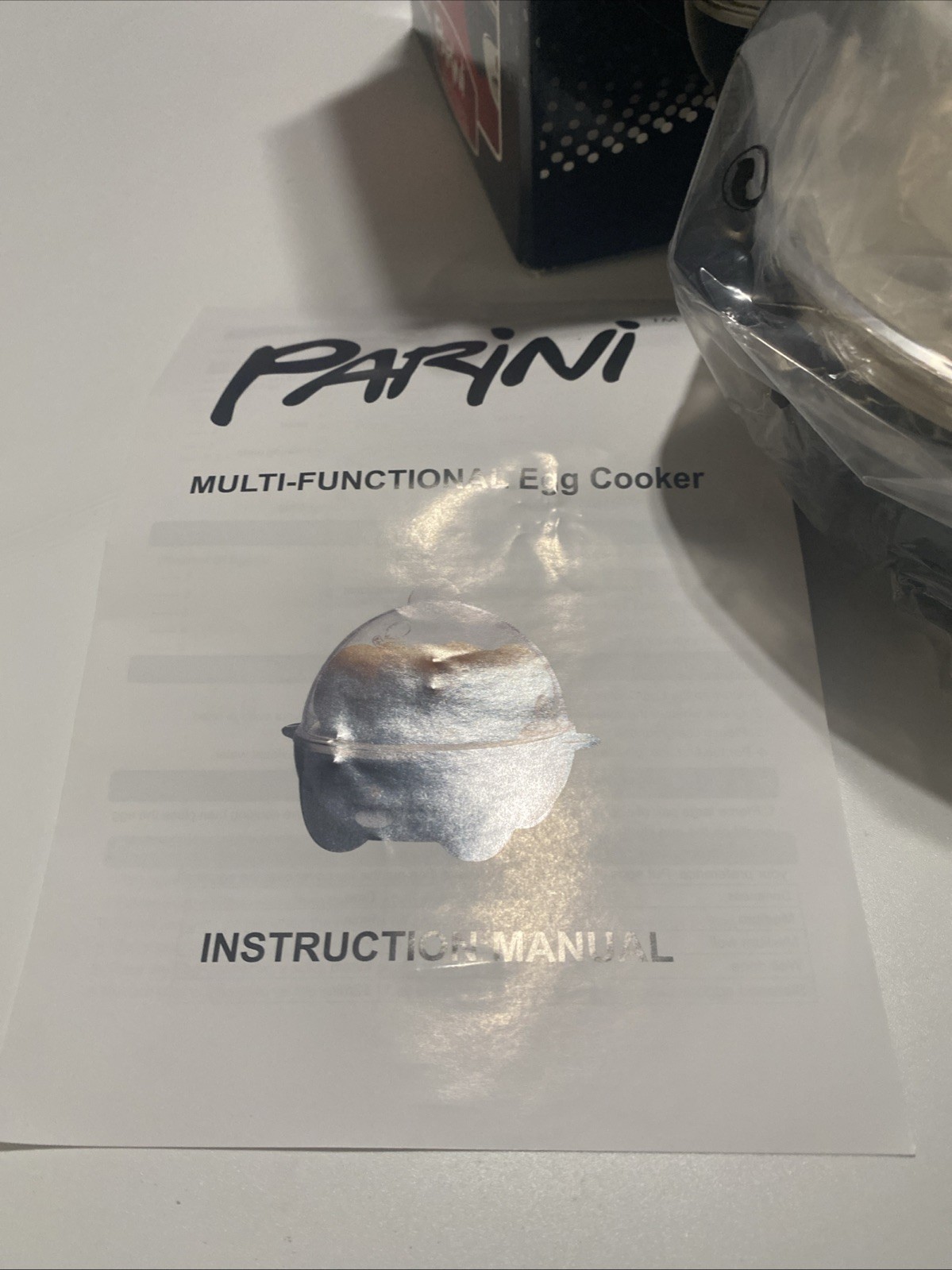 Parini Ultimate Egg Cooker Multi-Functional Egg Cooker w/ Box & Manual