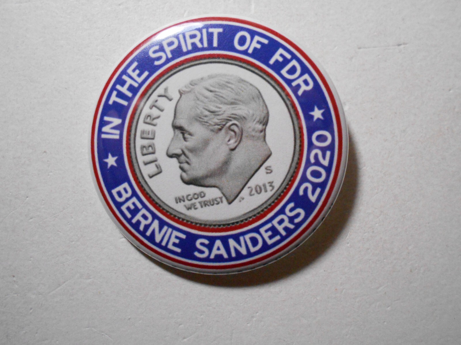 2-1/4" 2020 Bernie Sanders for President - The Spirit of FDR