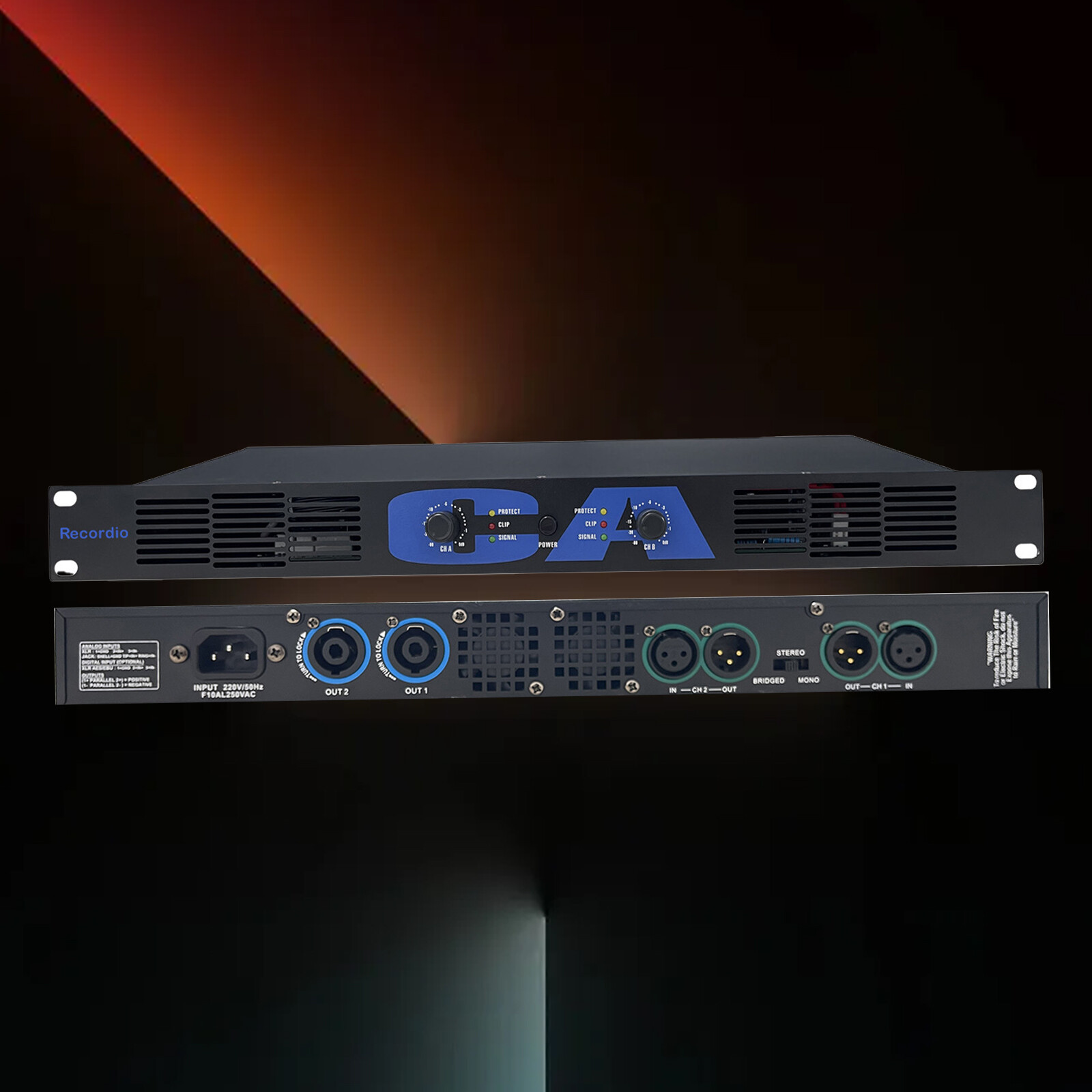 CA-450 2 Channel Digital Power Amplifier 2x900watt Class-D Bridge Function 1802G