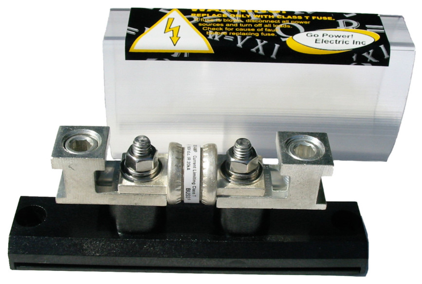 GO POWER 43979-FBL-400 400A FUSE BLOCK w/INSULATING COVER *C22