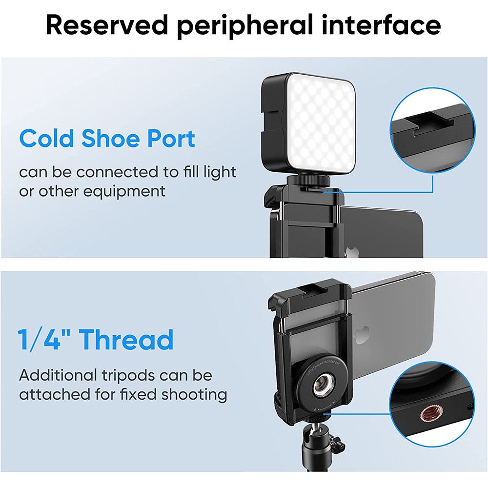 Phone Macro Lens 100X Magnification Microscope for Android/iPhone with LED Light