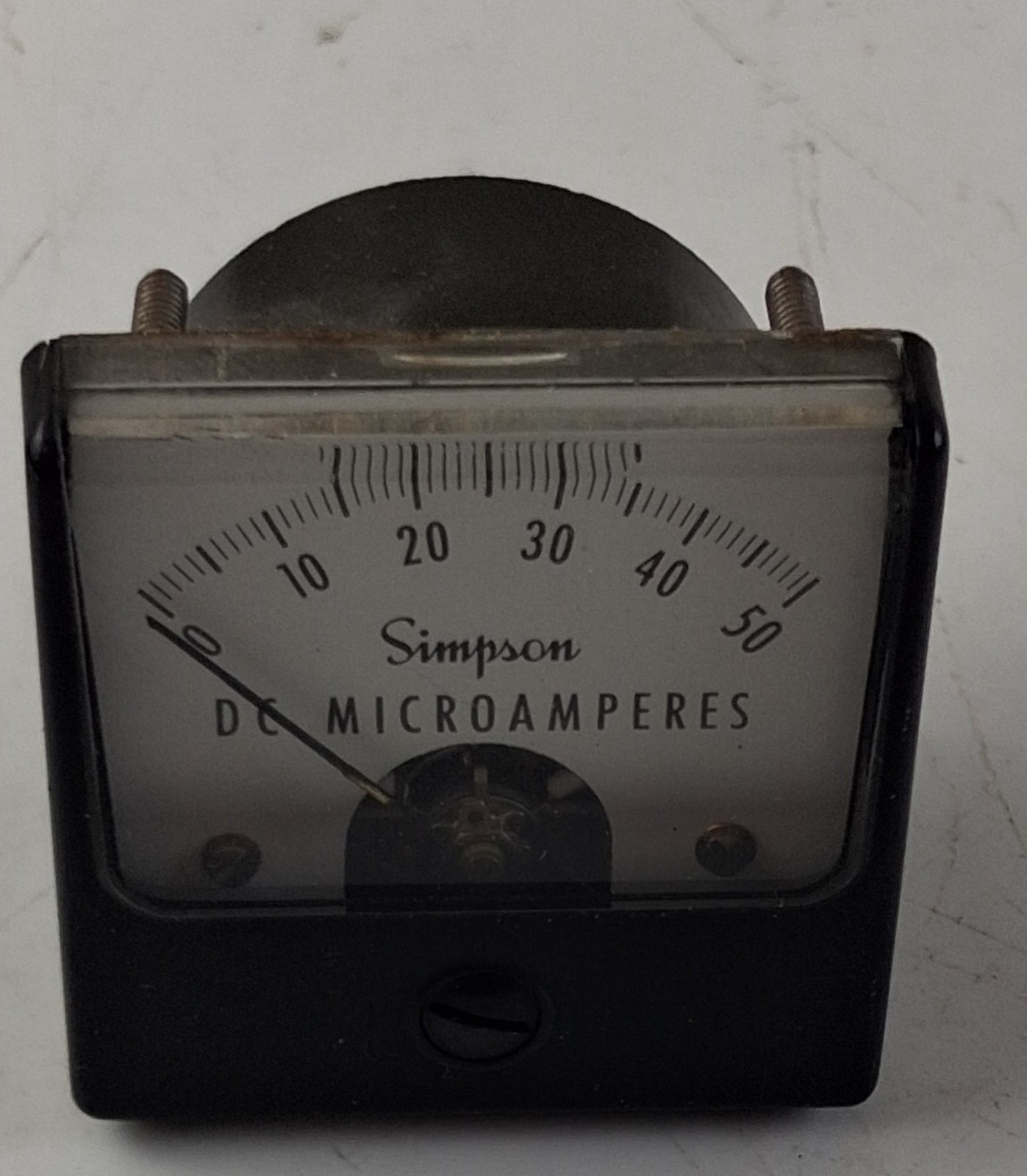 Simpson DC Microamperes 0-50