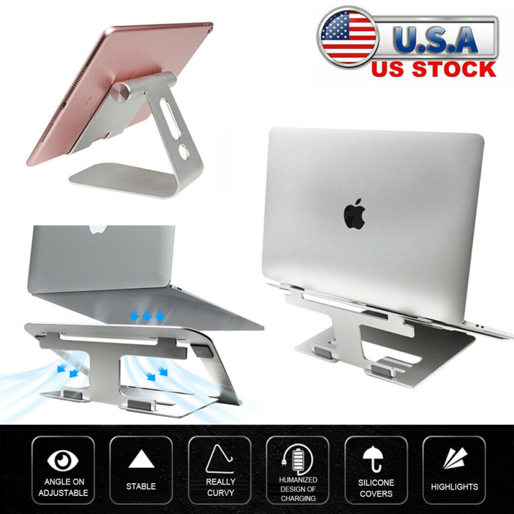 Laptop Stand Aluminum Alloy Rotating Bracket for ipad MacBook Pro Tablet