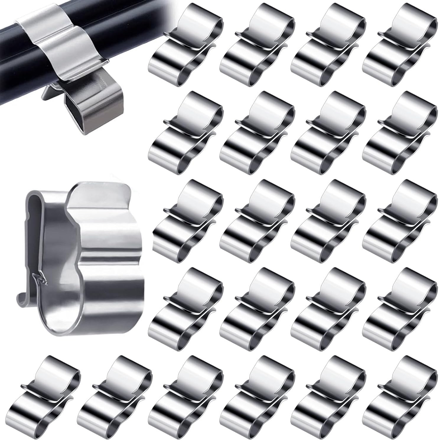 Trailer Frame Wire Clip Stainless Steel Metal Cable Clips Solar Panel Clip