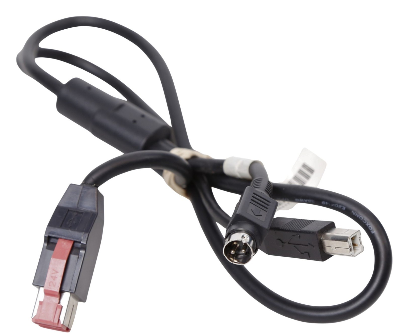 USB Power and Data Printer Cable. 3 ft, (1432-C088-0010) (ROHS)