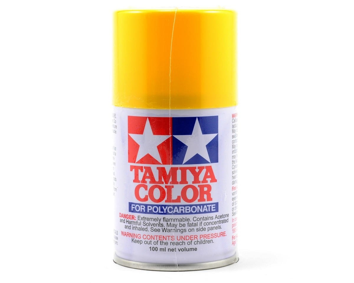 Tamiya PS-6 Yellow Polycarbonate 3 Oz Spray Paint