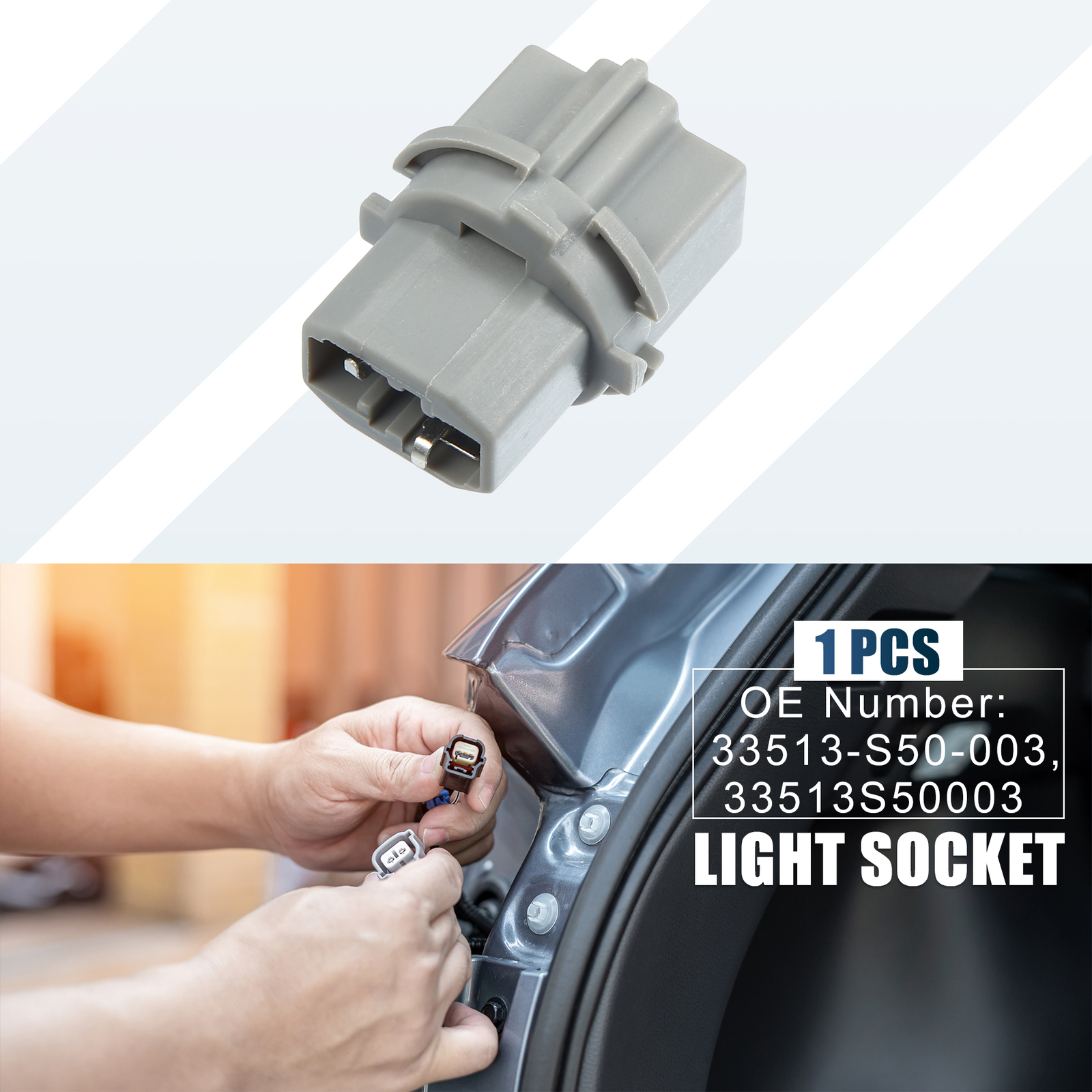 Backup Reverse Light Bulb Socket Holder 33513-S50-003 for Honda Civic 1999-2014
