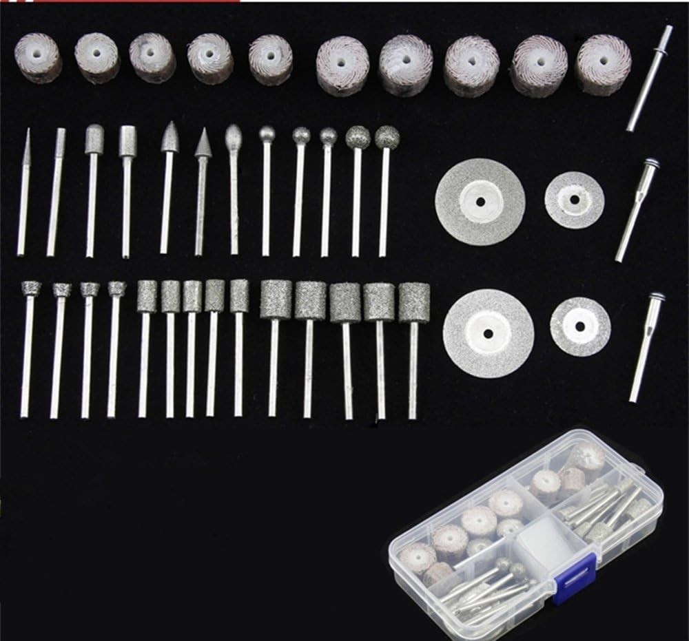 Carving Expert Stone Carving Set Polishing Rotary Tools Diamond Burr for Carv...