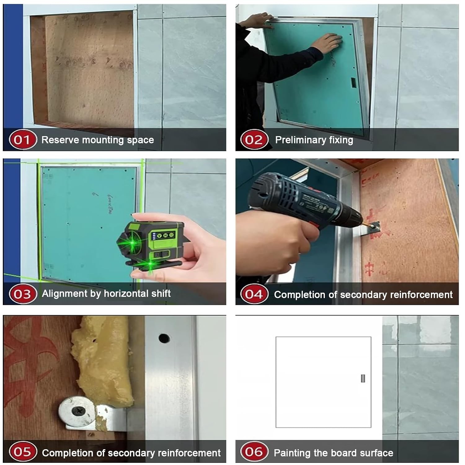 Large Paintable Drywall Access Panel 60x90cm 23.62x35.43in Access Hatch