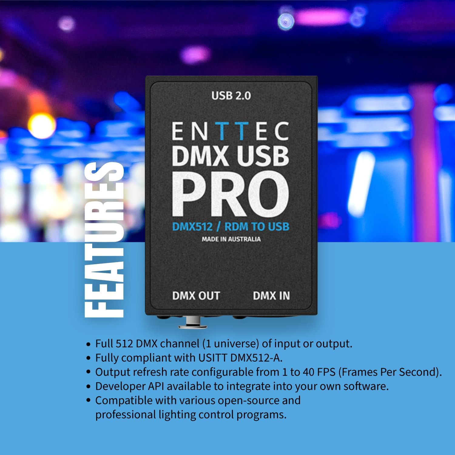 DMX USB Pro 512-Ch USB DMX Interface