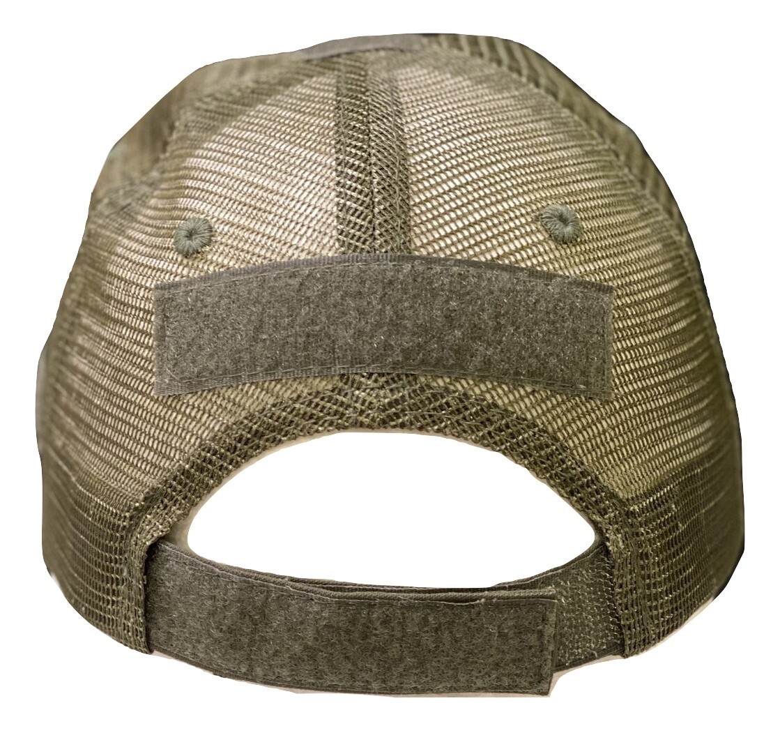 Olive Drab Ripstop Military Patch Tactical Operator Contractor Mesh Trucker Hat