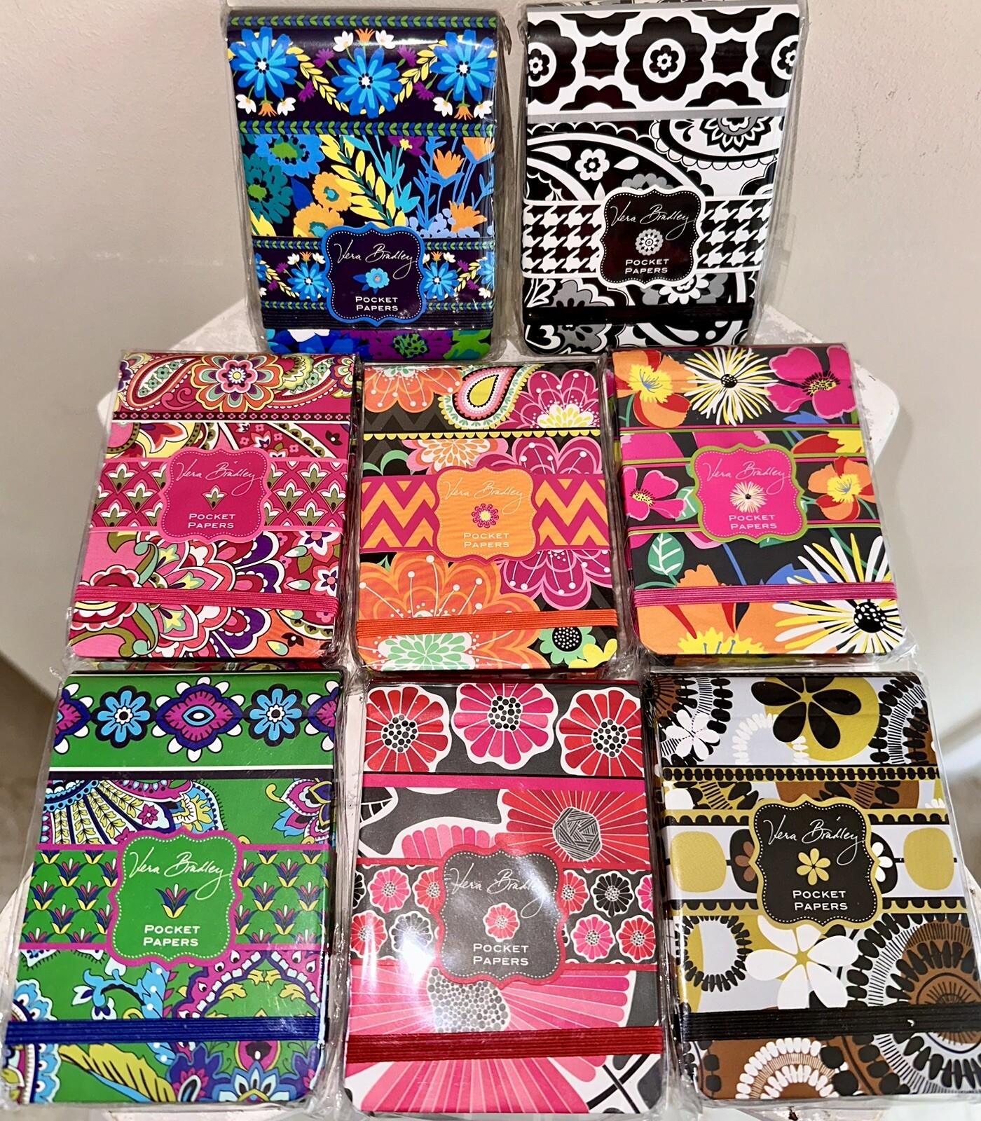 VERA BRADLEY Pocket Papers CHOOSE YOUR PATTERN Retired New In Package NWT RARE