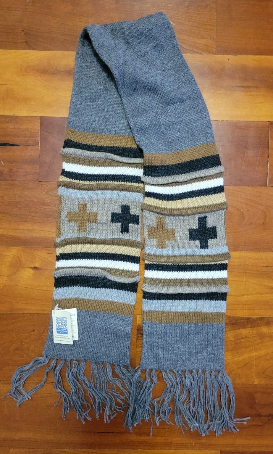 Center For Traditional Textiles Of Cusco Scarf Handwoven With Natural Materials