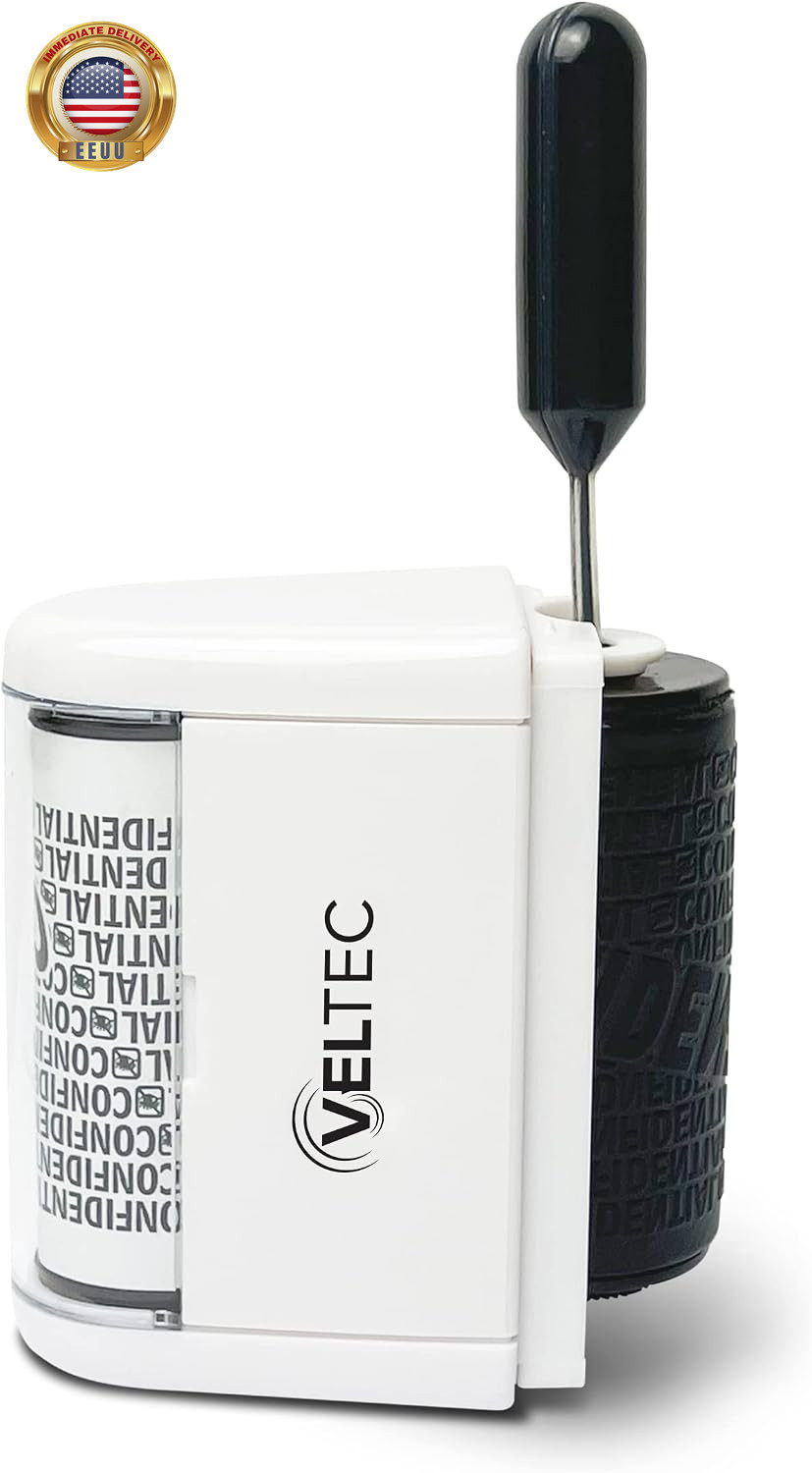 Identity Data Theft Protection Confidential Roller Stamp - anti Theft, Security