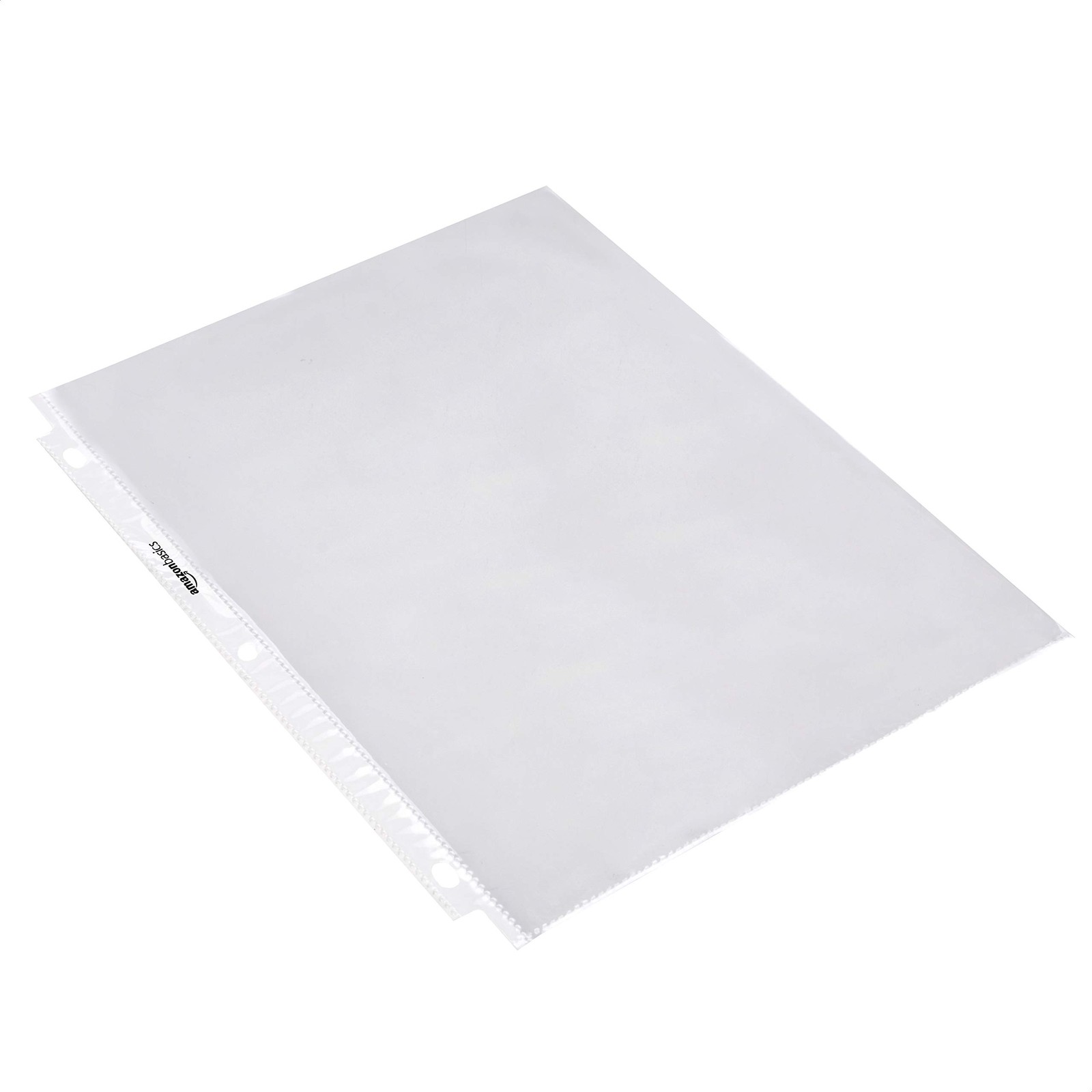Amazon Basics Sheet Protectors for 3 Ring Binder, 100 Pack, Clear
