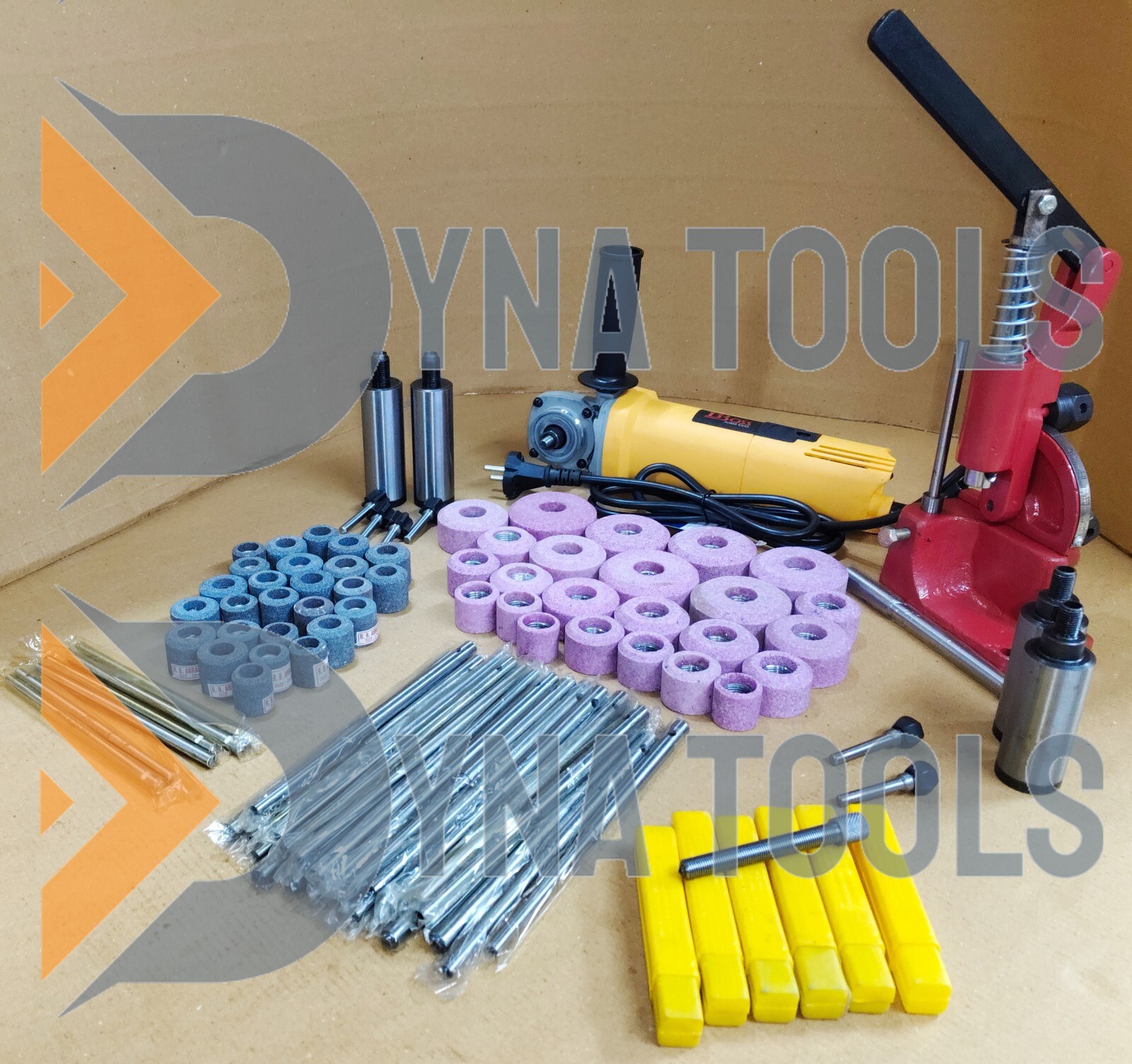 SIOUX STYLE VALVE SEAT GRINDING COMPLETE KIT Small Big Engines DIY SET DYNA TOOL