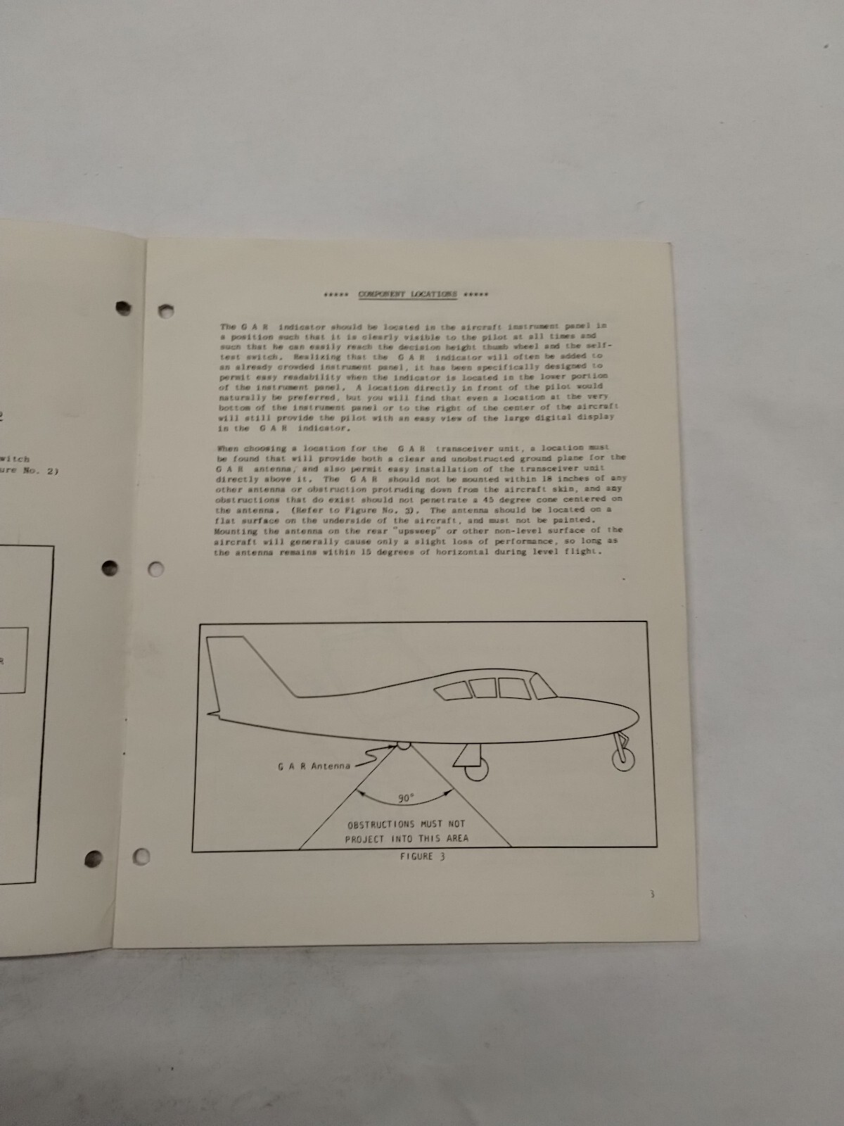 IFD GAR Ground Avoidance Radar Preliminary Installation Manual May 1969-Original