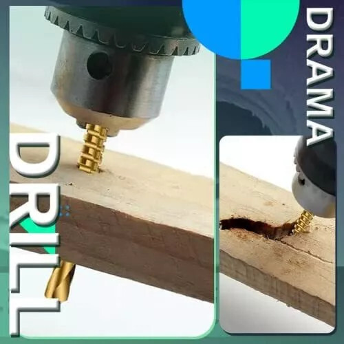 6Pcs Drill Bits Twist Drill Bit Set Power Tool Accessories
