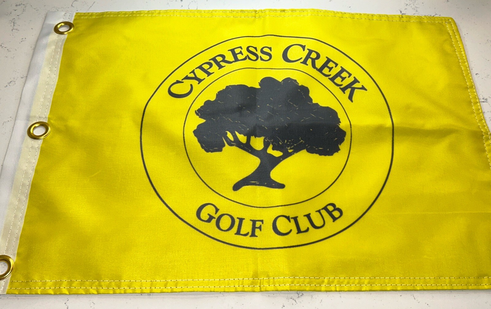 CYPRESS CREEK GOLF CLUB PGA TOUR PIN FLAG W GROMMETS FREE SHIP AUTOGRAPHS