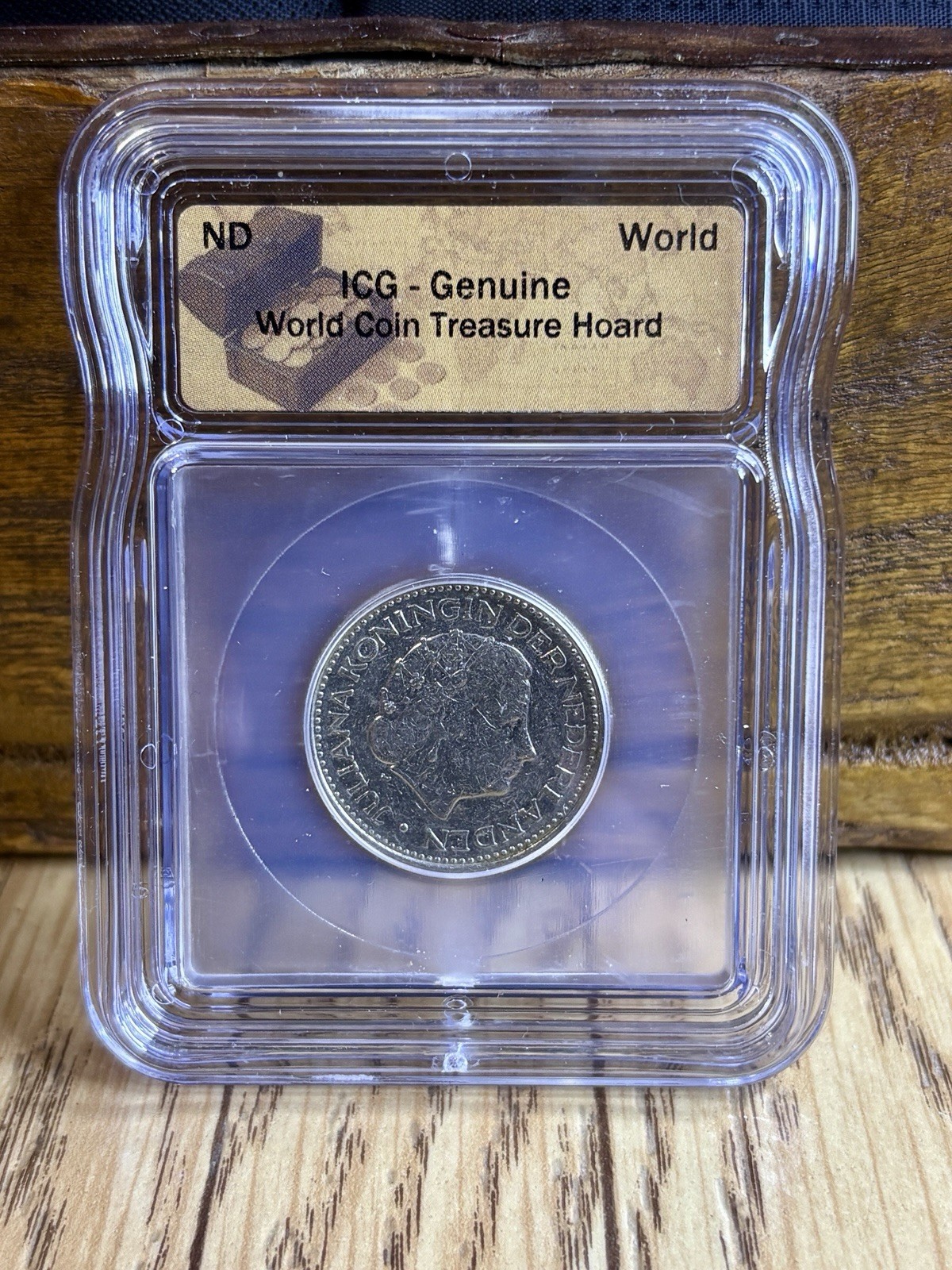 1971 NETHERLANDS 1 Gulden  ICG Genuine Treasure Hoard