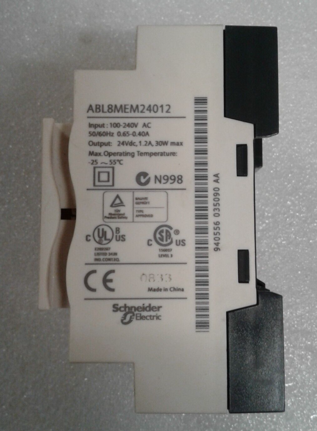 Telemecanique ABL 8MEM24012 Power Supply ABL8MEM24012