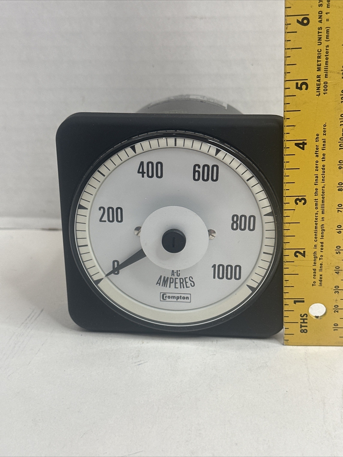 Crompton AC Voltmeter 0-1000 Military Surplus