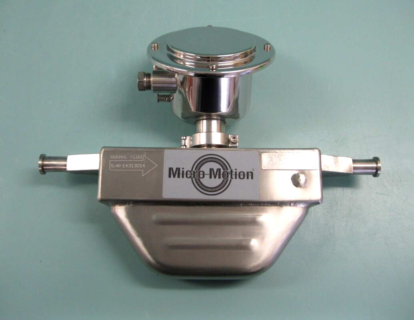 1/2" Micro Motion H025 Hygienic Mass Flow Sensor 800 Enhanced Core Processor C19