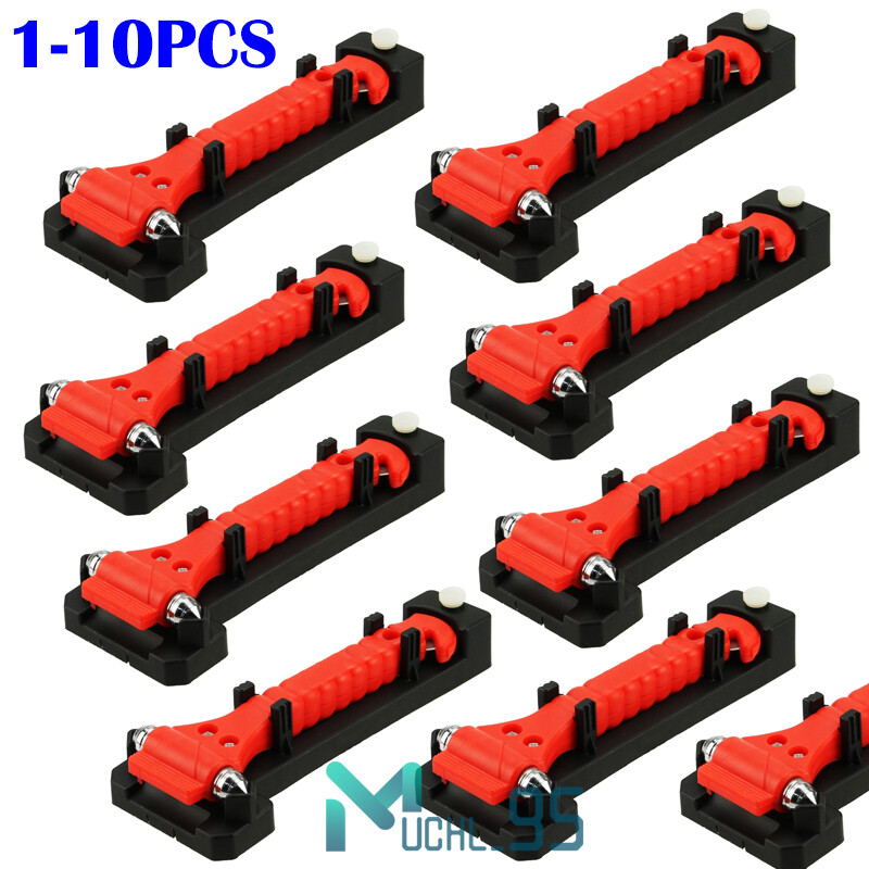 2-in-1 Escape Car Safety Hammer Tool with Window Breaker & Seat Belt Cutter