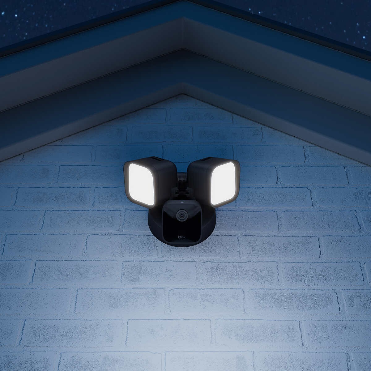 Blink Wired Floodlight Outdoor Smart Security Camera 2600 Lumens HD Live View