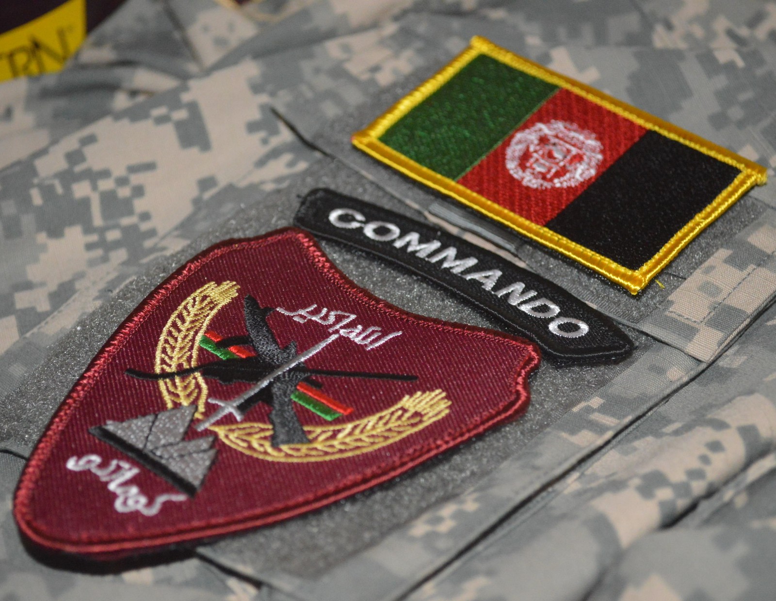 KANDHARA TALIZOMBIE© WHACKER PRO-TEAM AFG NATIONAL ARMY ANA COMMANDO SSI W/FLAG
