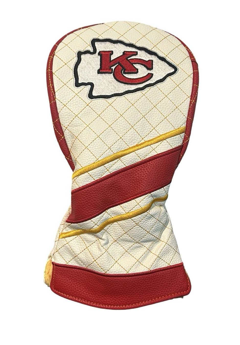 NFL Kansas City Chiefs Driver Head Cover Premium Quilted Cover Team Golf NEW