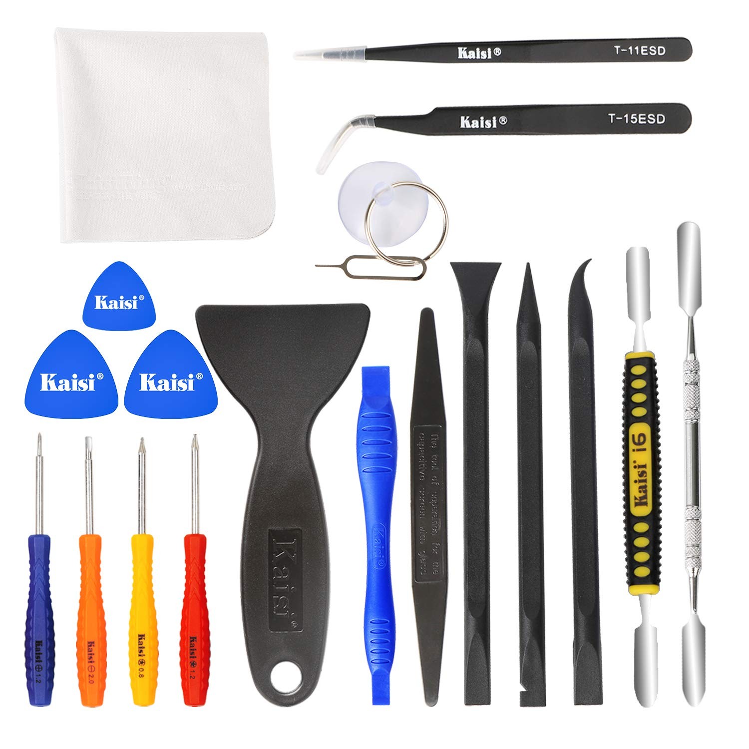 Electronics Opening Pry Tool Repair Kit 20 in 1 Precision Spudger Scraping