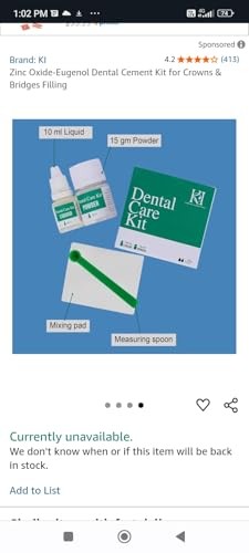 Zinc Oxide Dental Cement Kit