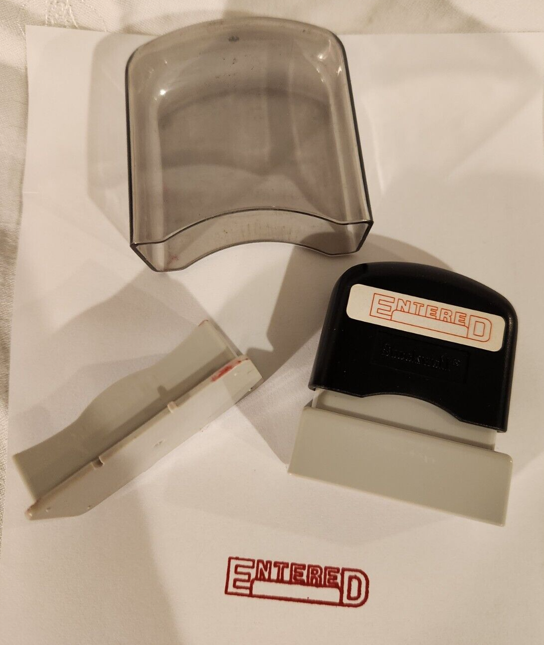 Stockwell Rubber Office Stamp - Entered