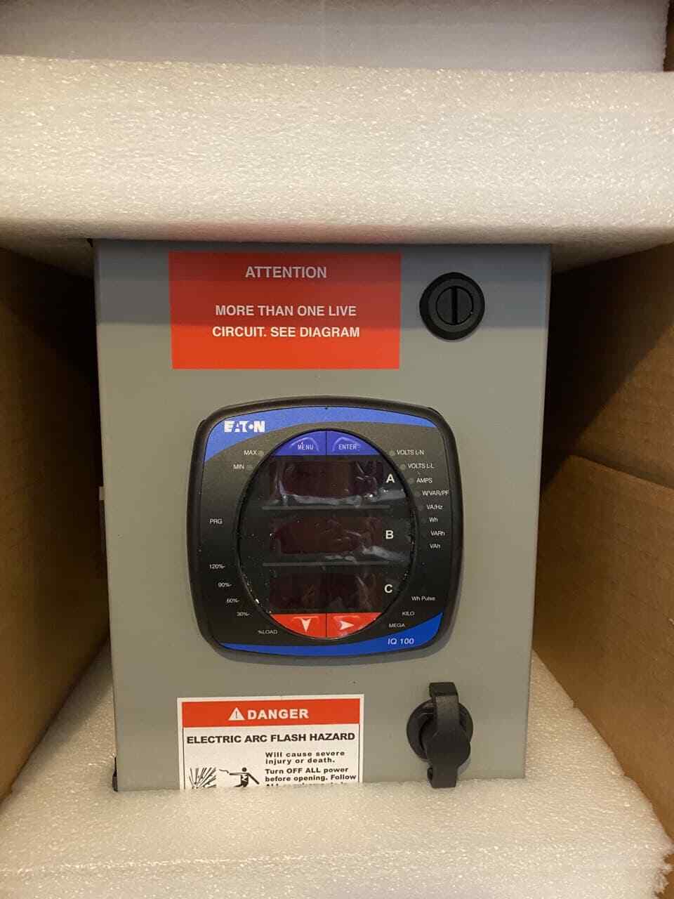 NEW EATON IQ150MA6512-2B Enclosed Electronic Power Meter W/Integral Display NEW