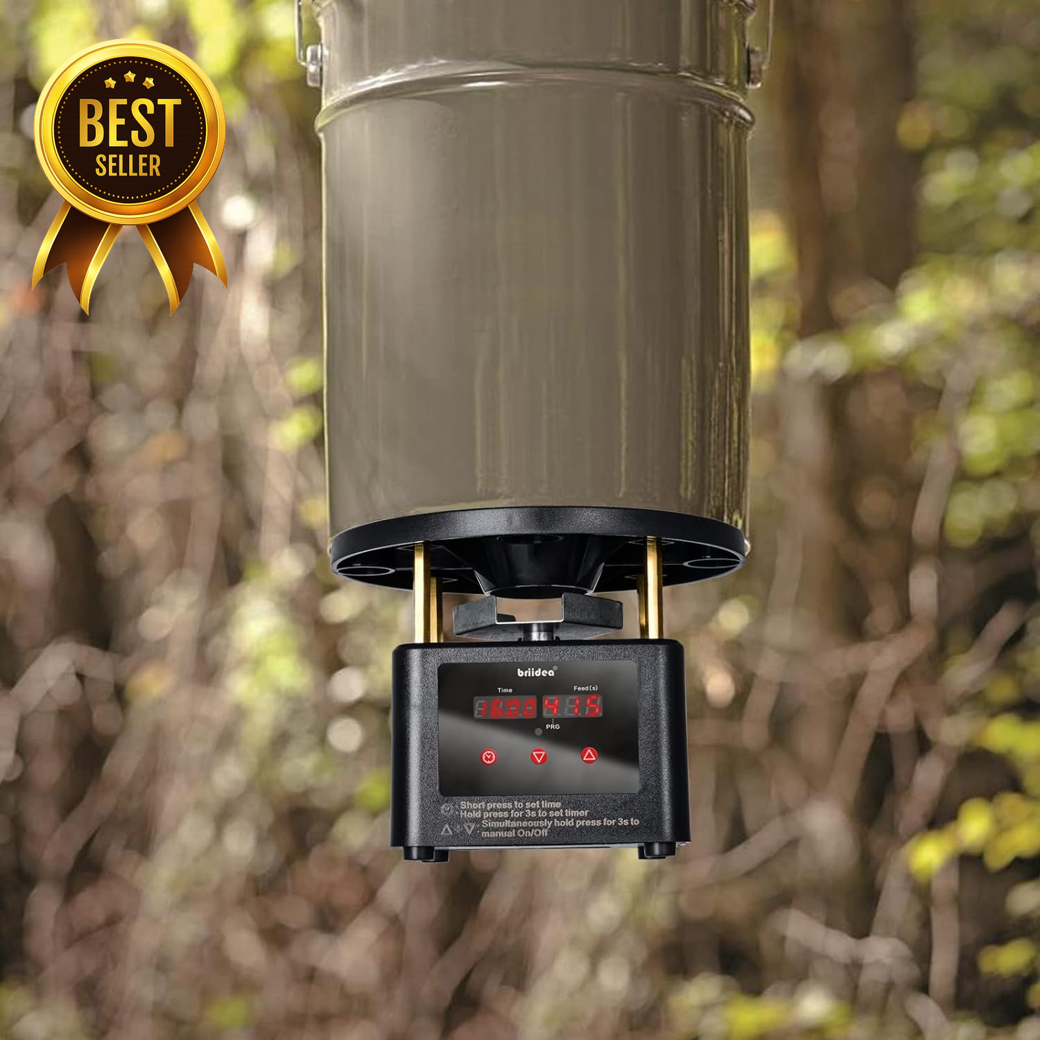 Deer Feeder Timer Kit All-in-One Programmable Digital Motor Spinner Plate Adjust